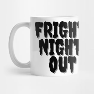 FRIGHT NIGHT OUT Halloween Pun Mug